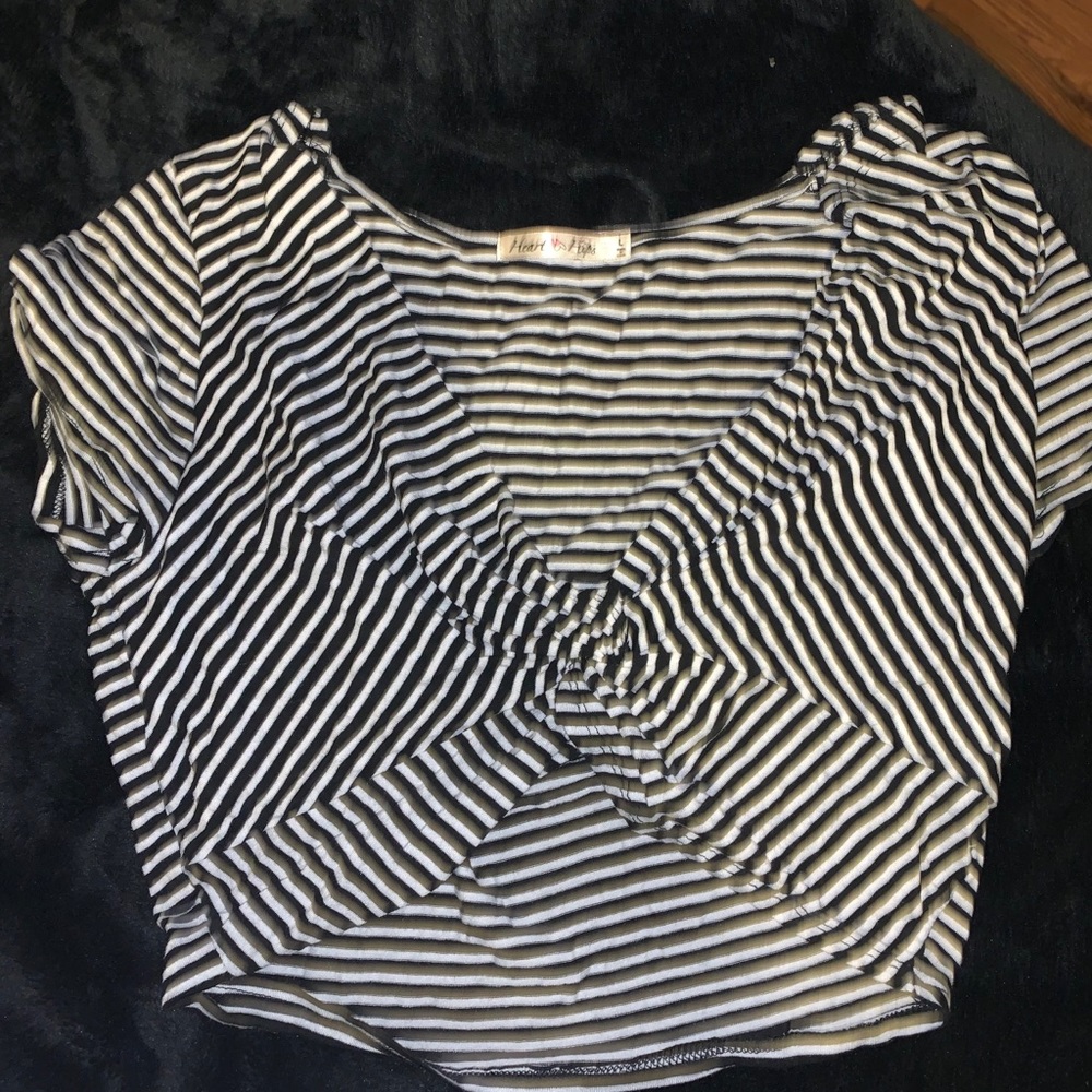 Stripped crop top